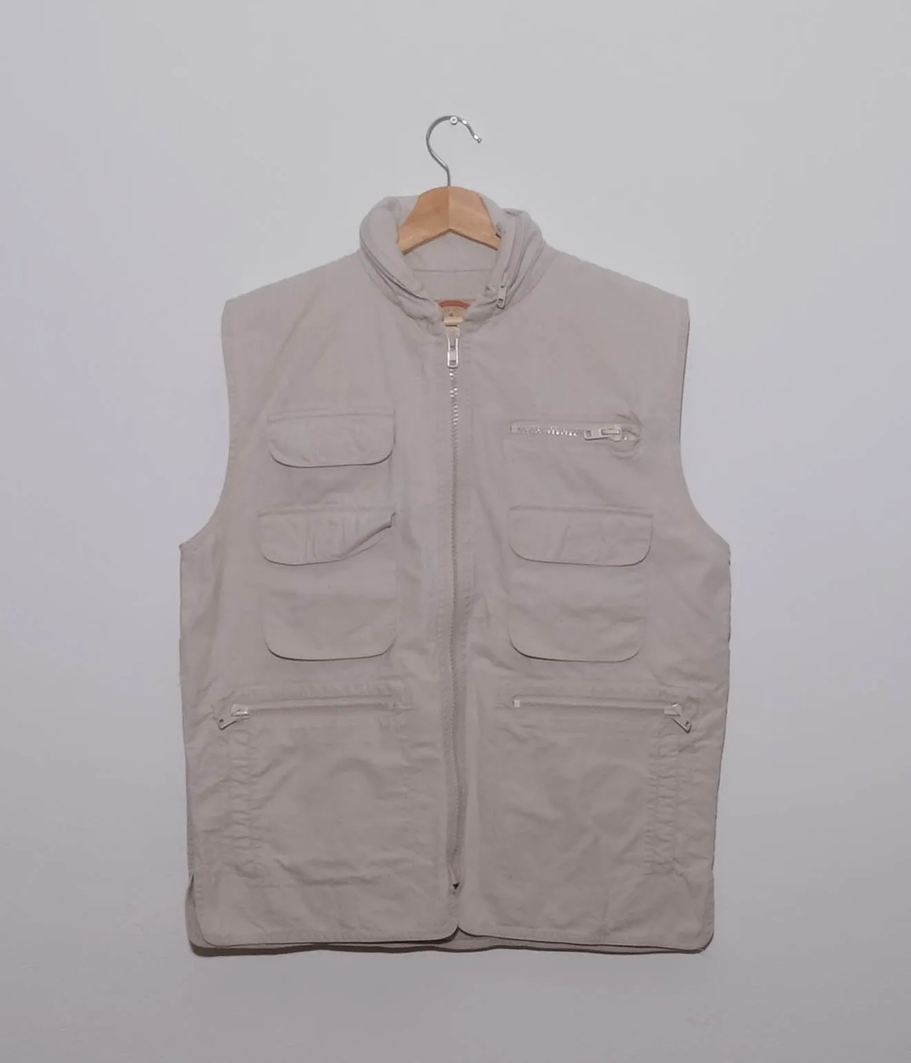 80's Banana Republic Safari Vest (Natural)