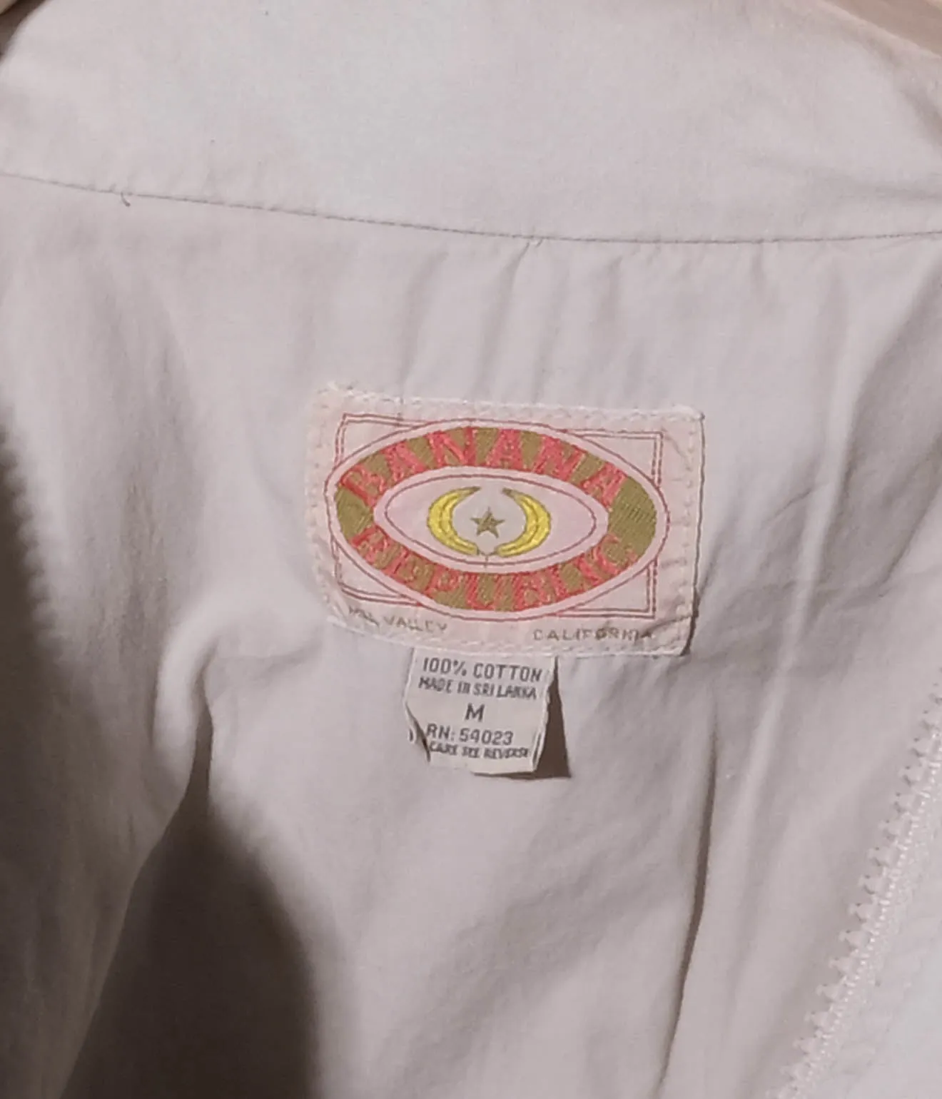 80's Banana Republic Safari Vest (Natural)