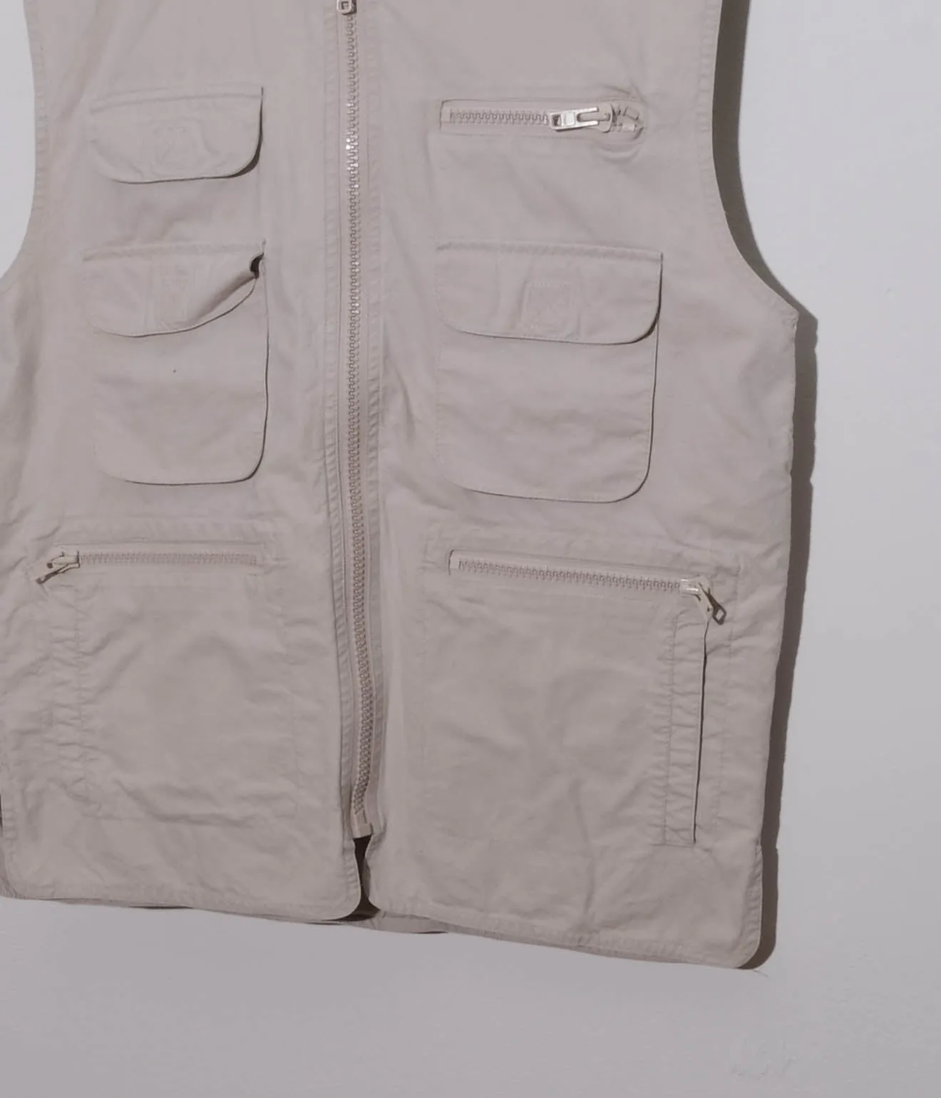 80's Banana Republic Safari Vest (Natural)