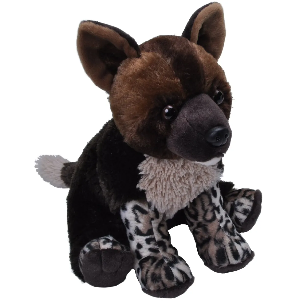 African Painted Dog Pup Stuffed Animal - 12"