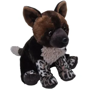 African Painted Dog Pup Stuffed Animal - 12"