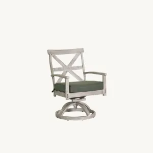 Antler Hill Formal Arm Dining Swivel Rocker By Castelle