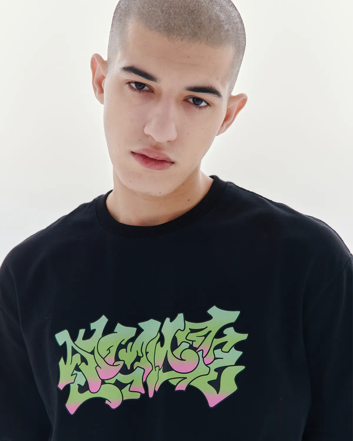Black Graffiti Logo T-shirt