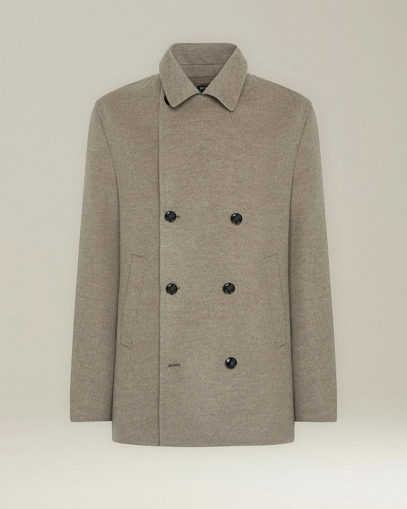 CASHMERE BLEND PEA COAT