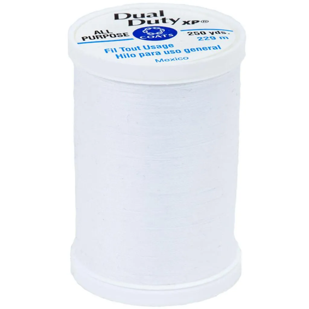 Coats Dual Duty XP General Purpose Thread 250yd White
