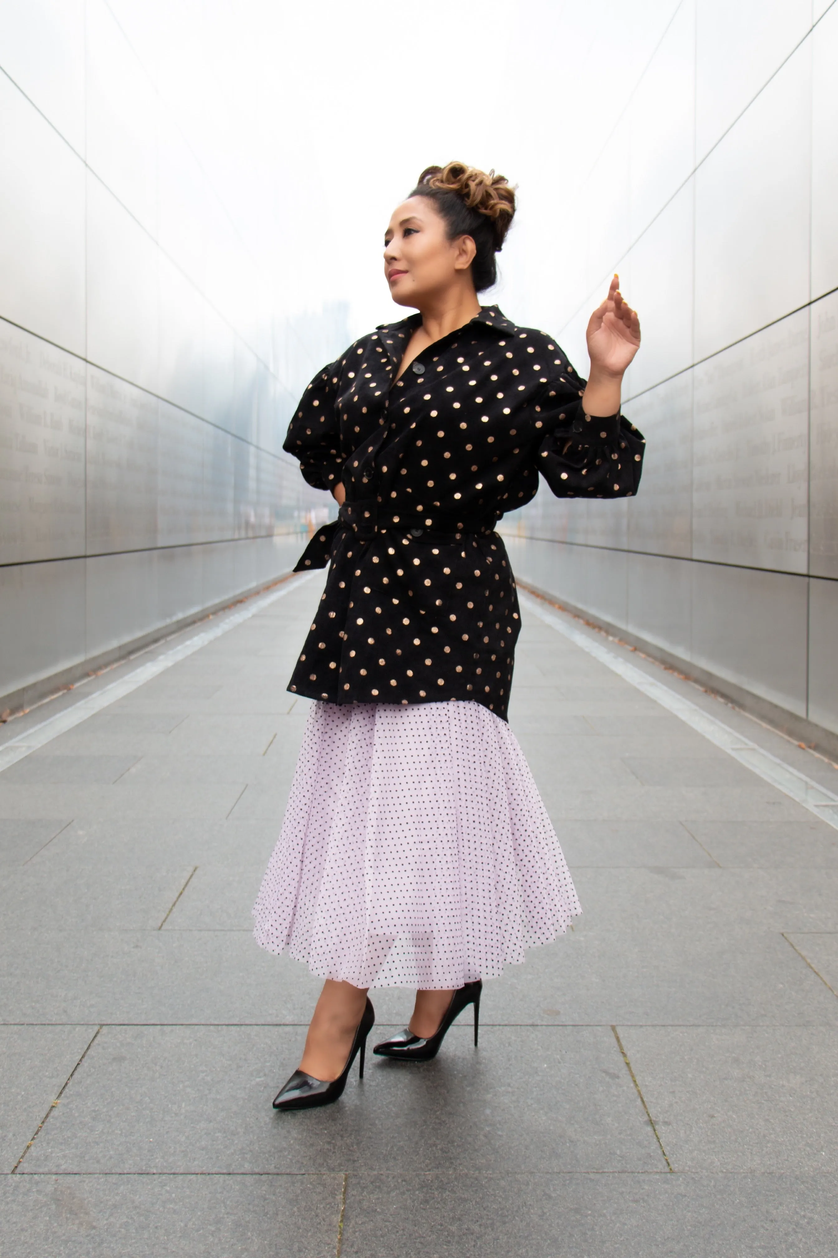 Corduroy Belted Jacket-Dress