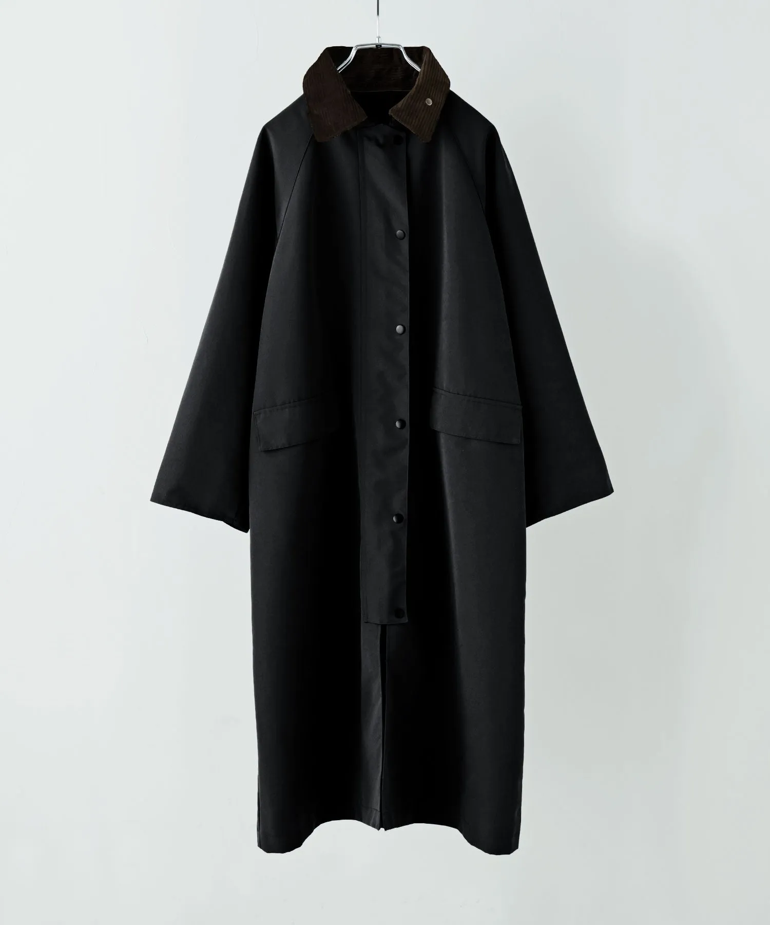 Corduroy collar work coat
