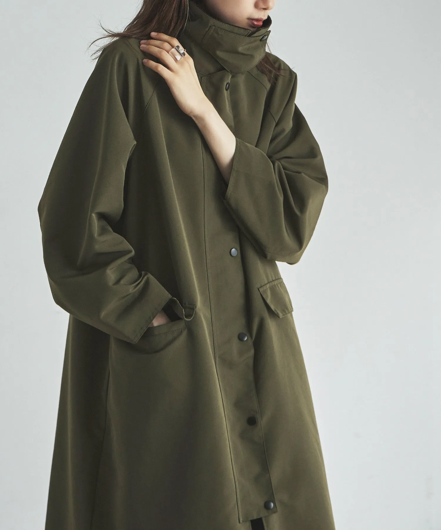 Corduroy collar work coat