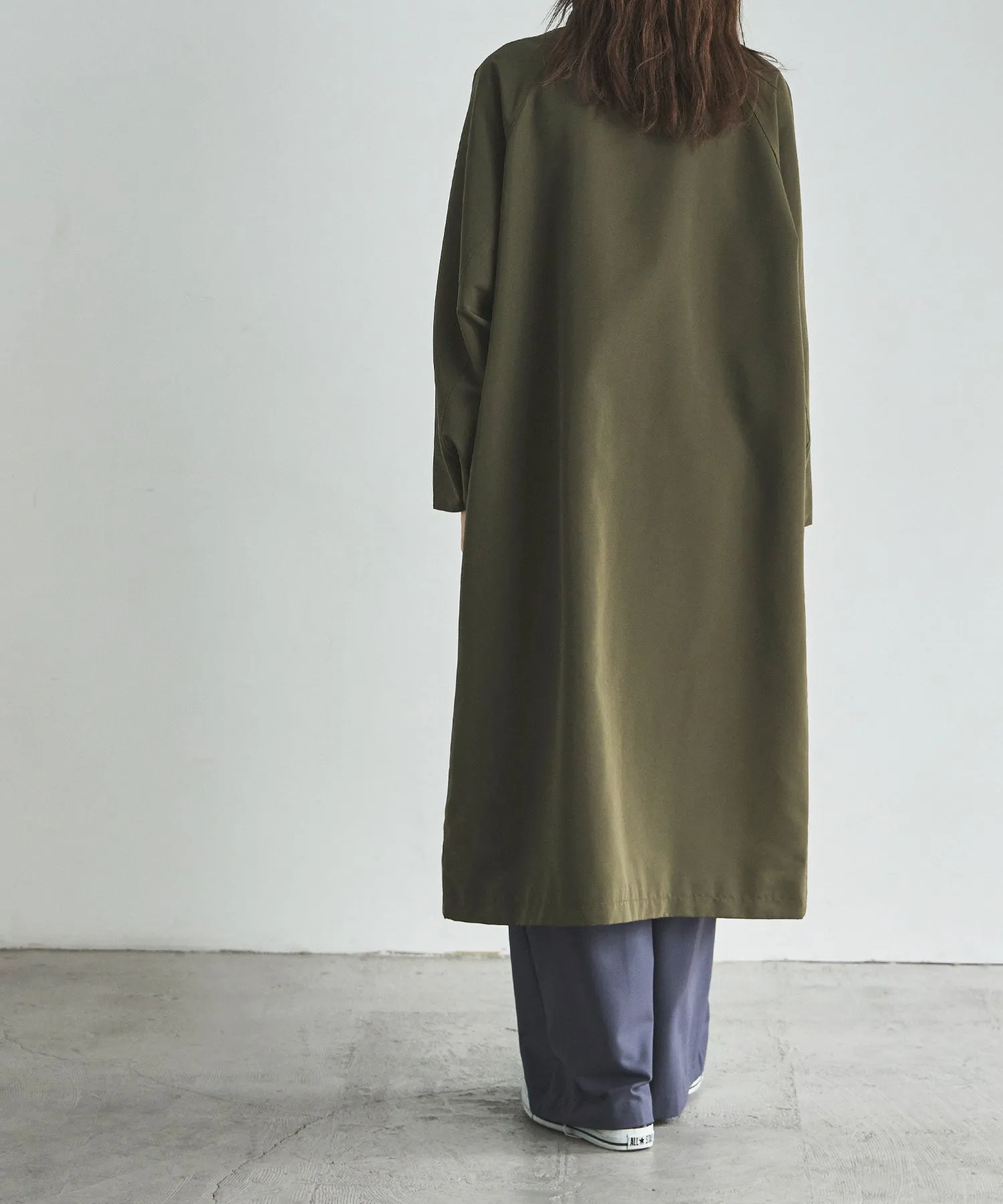 Corduroy collar work coat