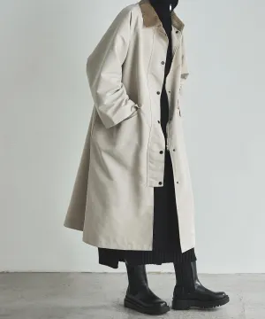 Corduroy collar work coat
