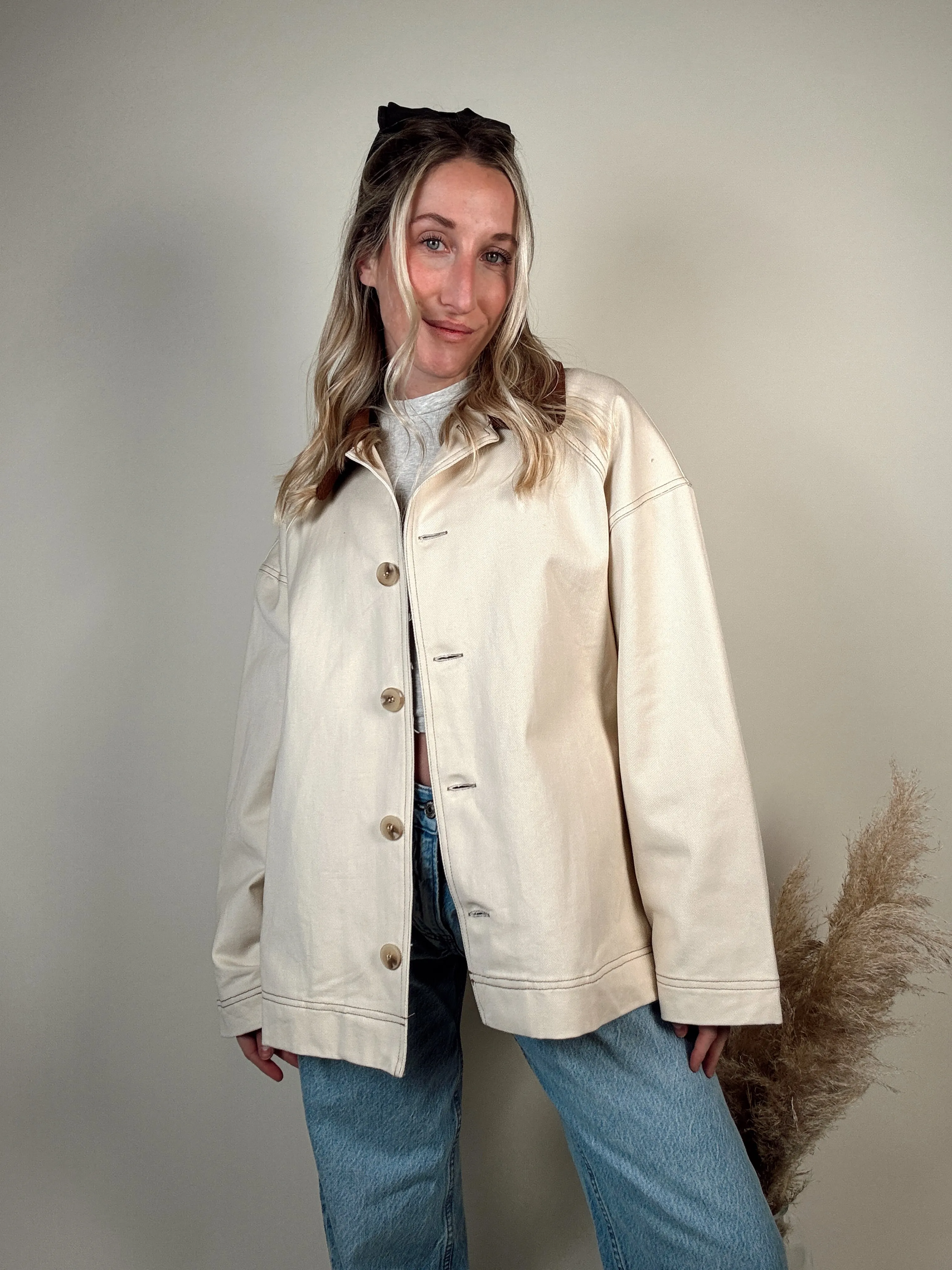 Corduroy Collared Barn Jacket