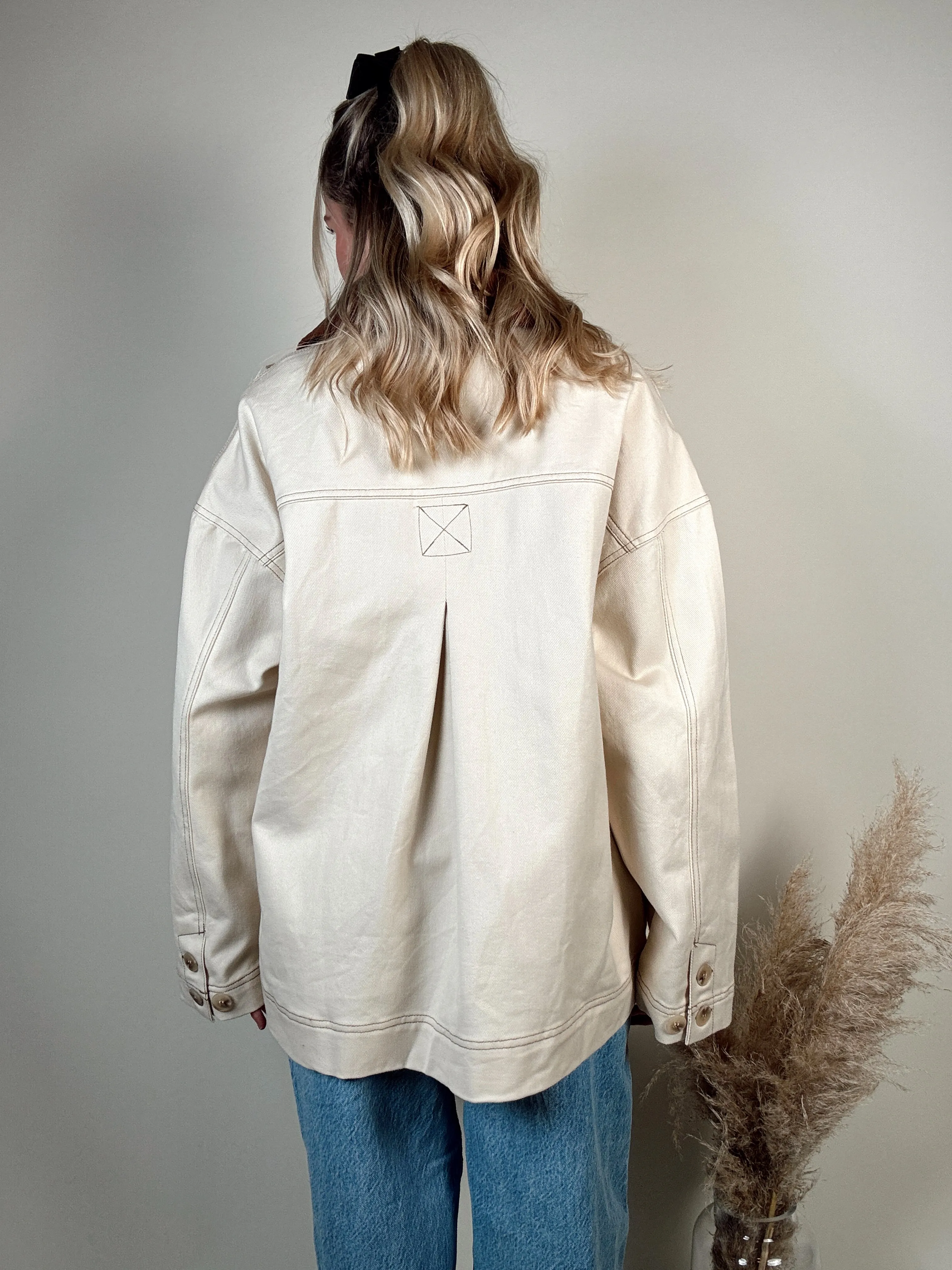 Corduroy Collared Barn Jacket