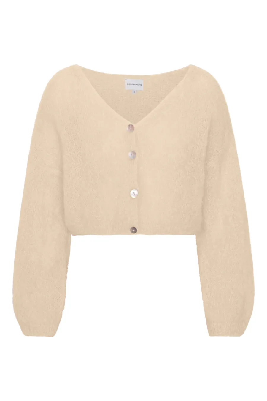 Cornelia Cropped Cardigan Almond
