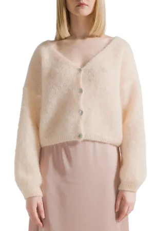 Cornelia Cropped Cardigan Almond