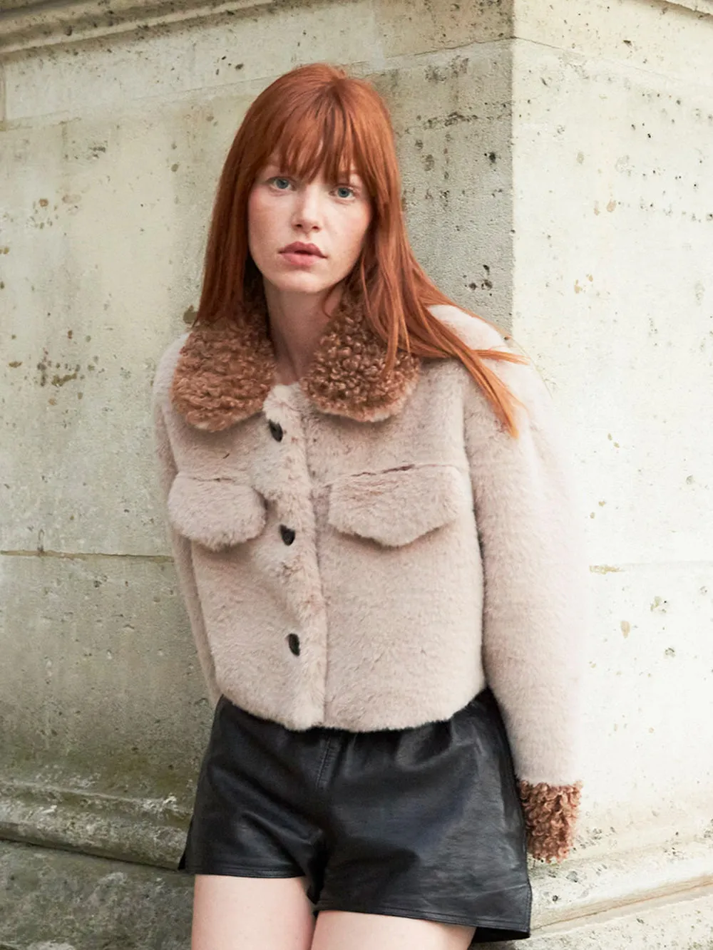 FAUX FUR OURSON JACKET