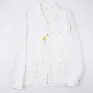 Finamore Linen Safari Shirt-Jacket