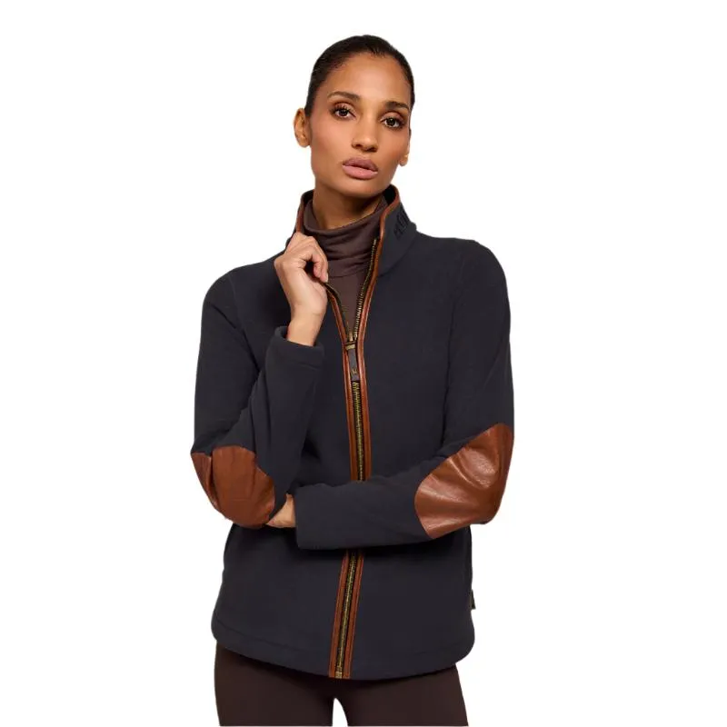 Holland Cooper Country Ladies Fleece Jacket - Ink Navy