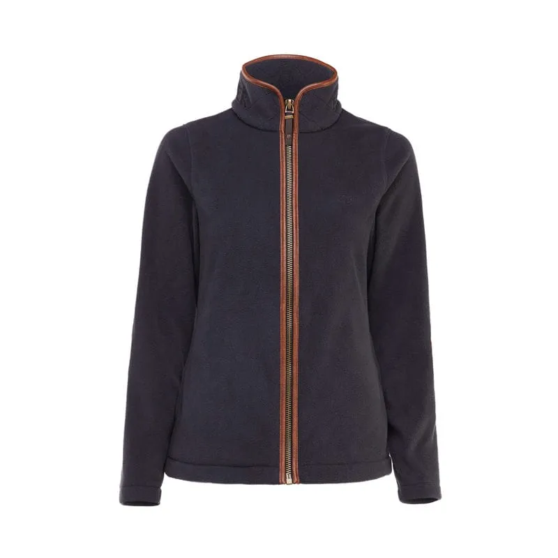 Holland Cooper Country Ladies Fleece Jacket - Ink Navy