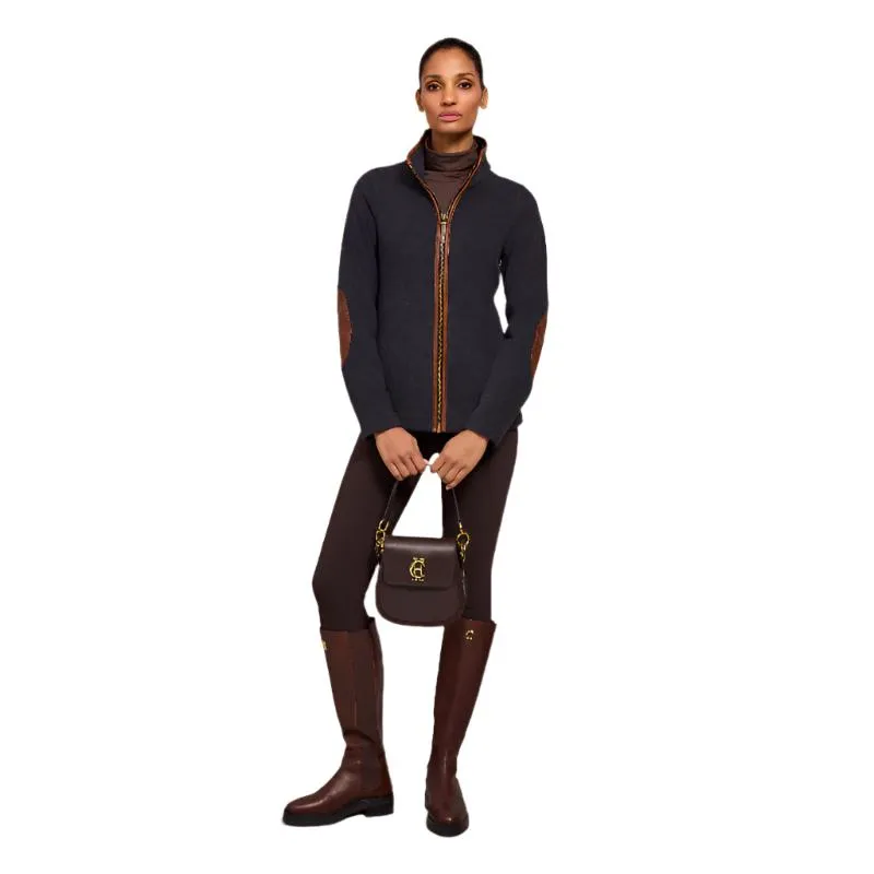 Holland Cooper Country Ladies Fleece Jacket - Ink Navy
