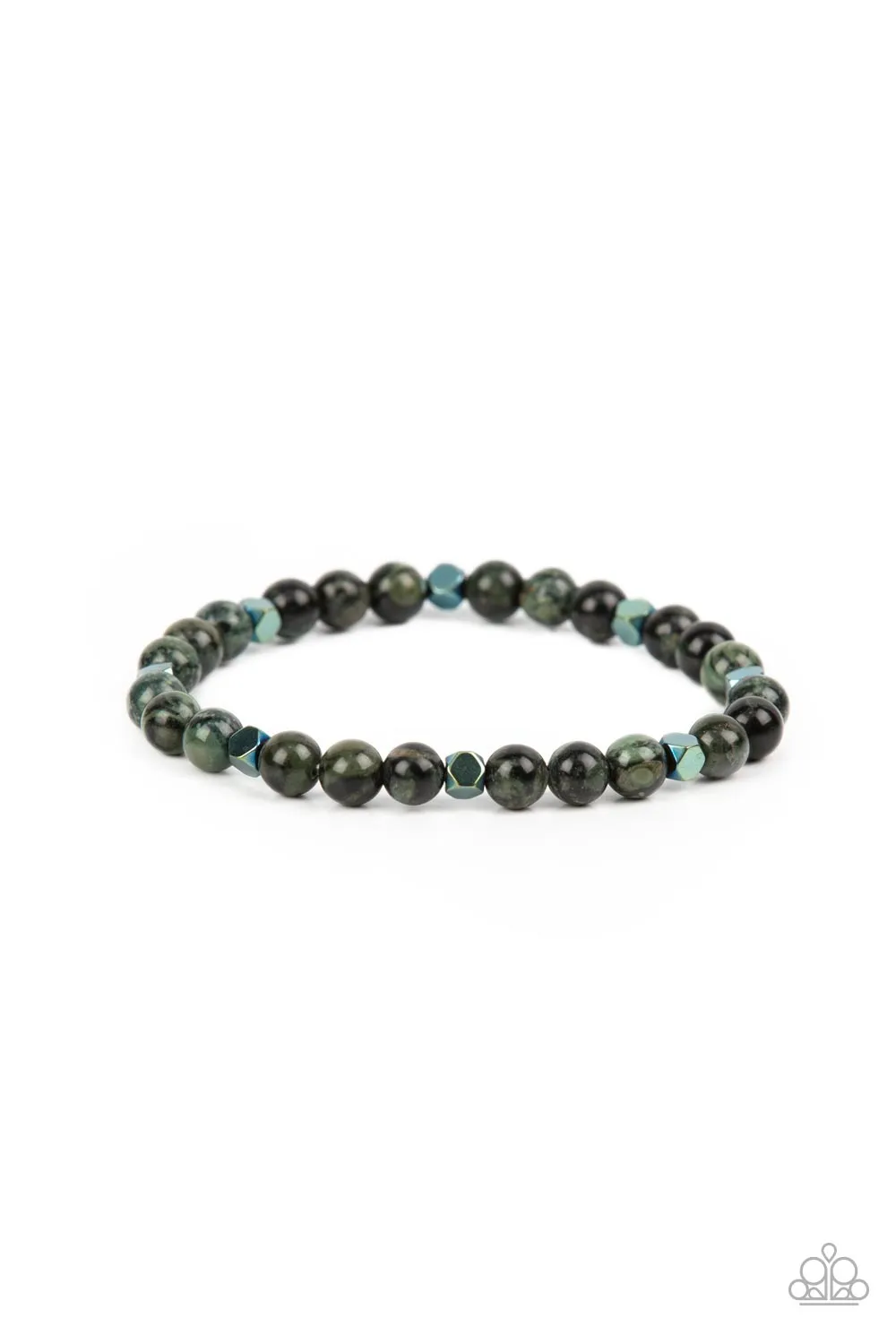 Interstellar Solitude - Green Paparazzi Bracelet