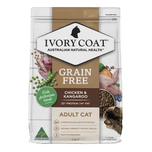 Ivory Coat Grain Free Chicken & Kangaroo Adult Dry Cat Food