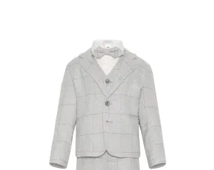 Kiddie Couture Grey Linen Jacket