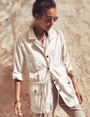 Larkspur Jacket in White