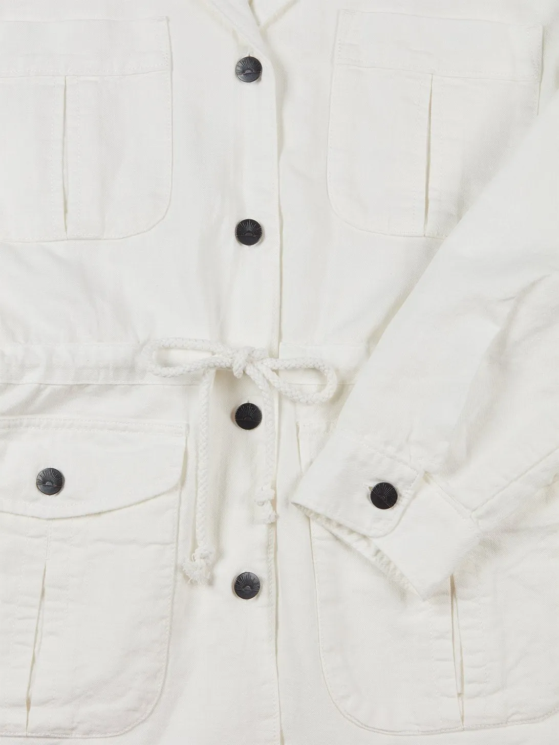Larkspur Jacket in White