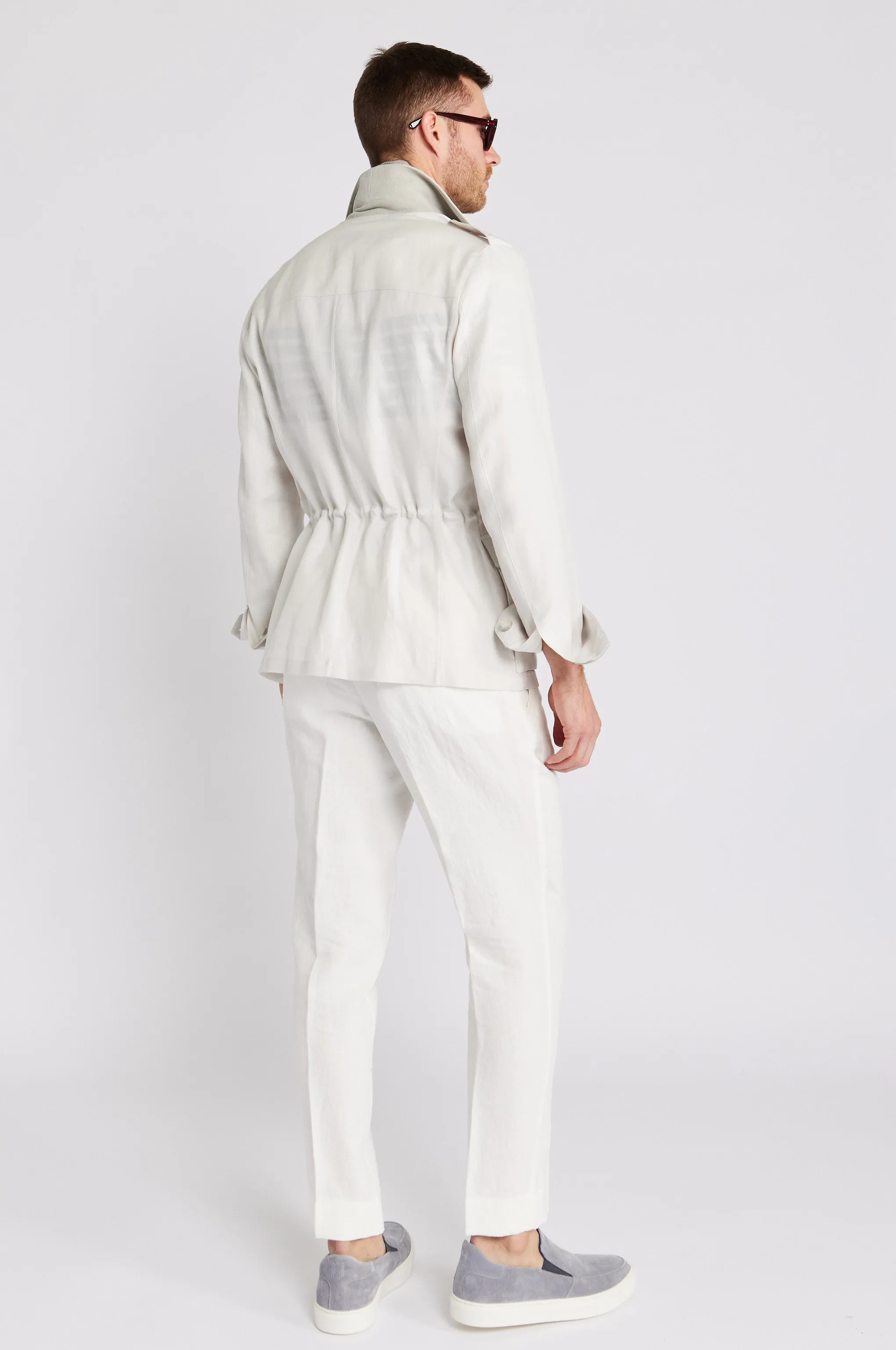 Linen Safari Jacket