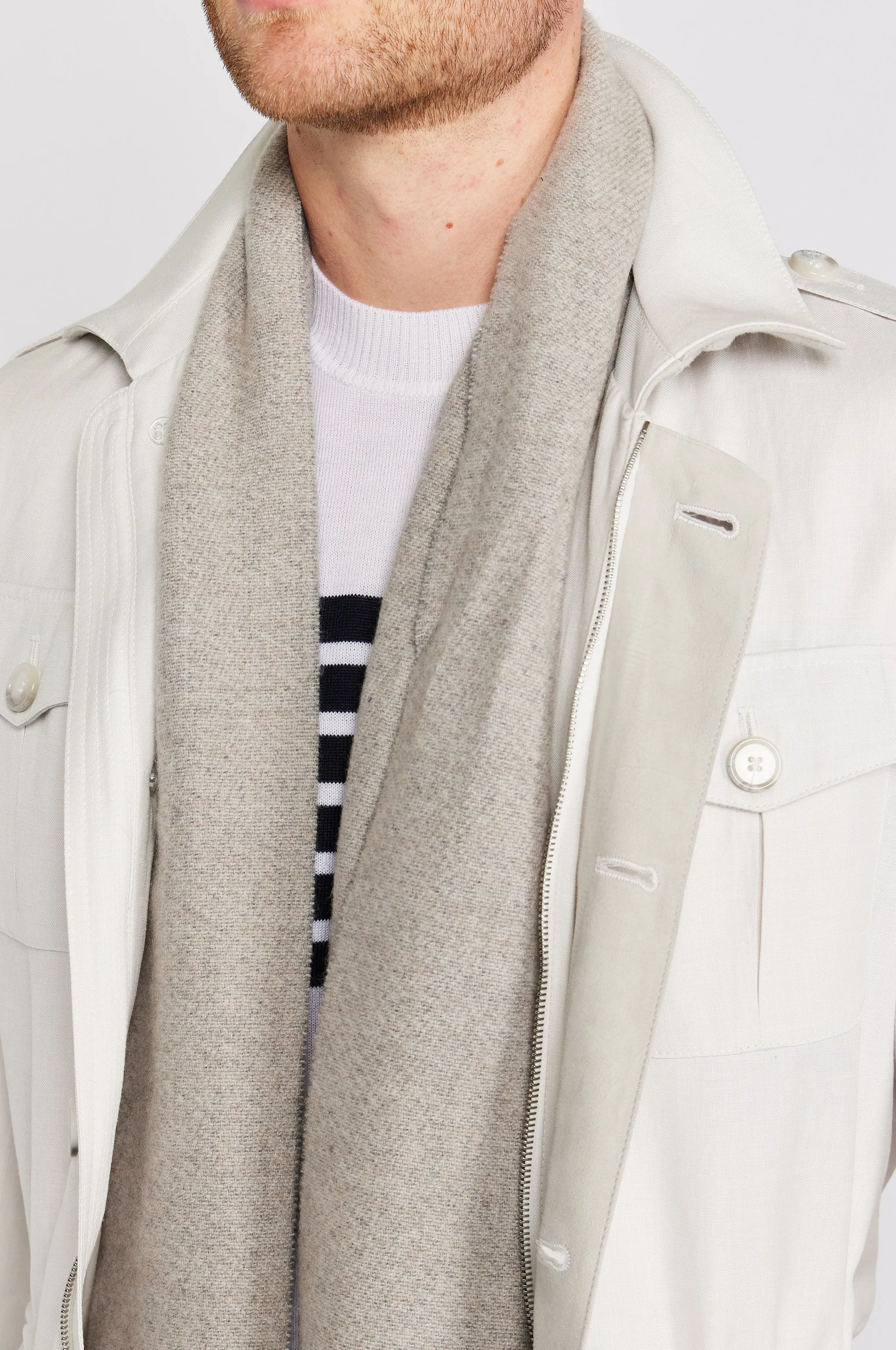Linen Safari Jacket