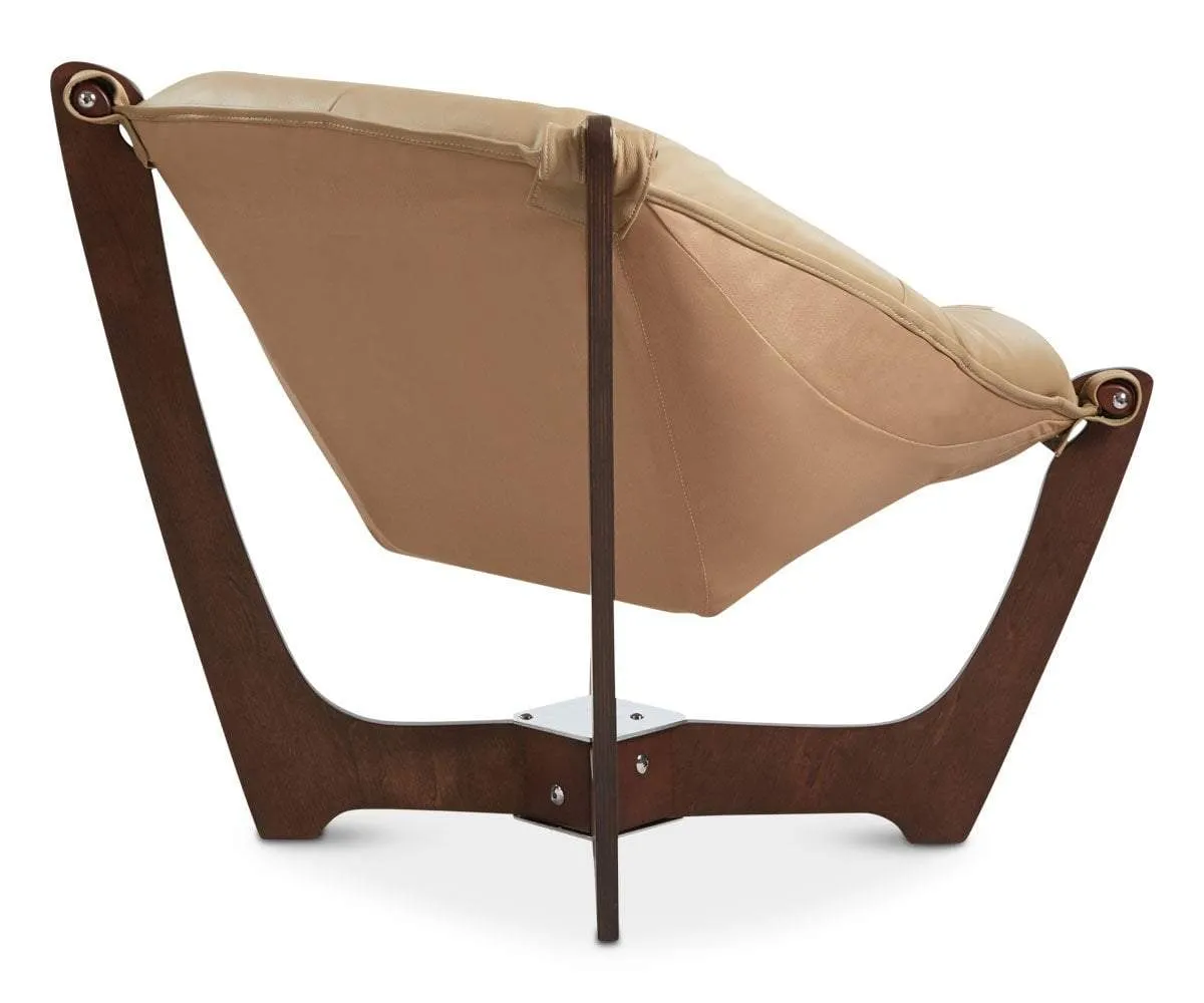 Luna Low Back Chair - Walnut Frame