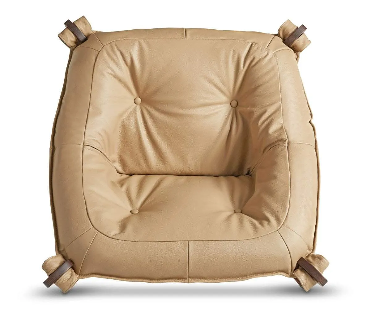 Luna Low Back Chair - Walnut Frame