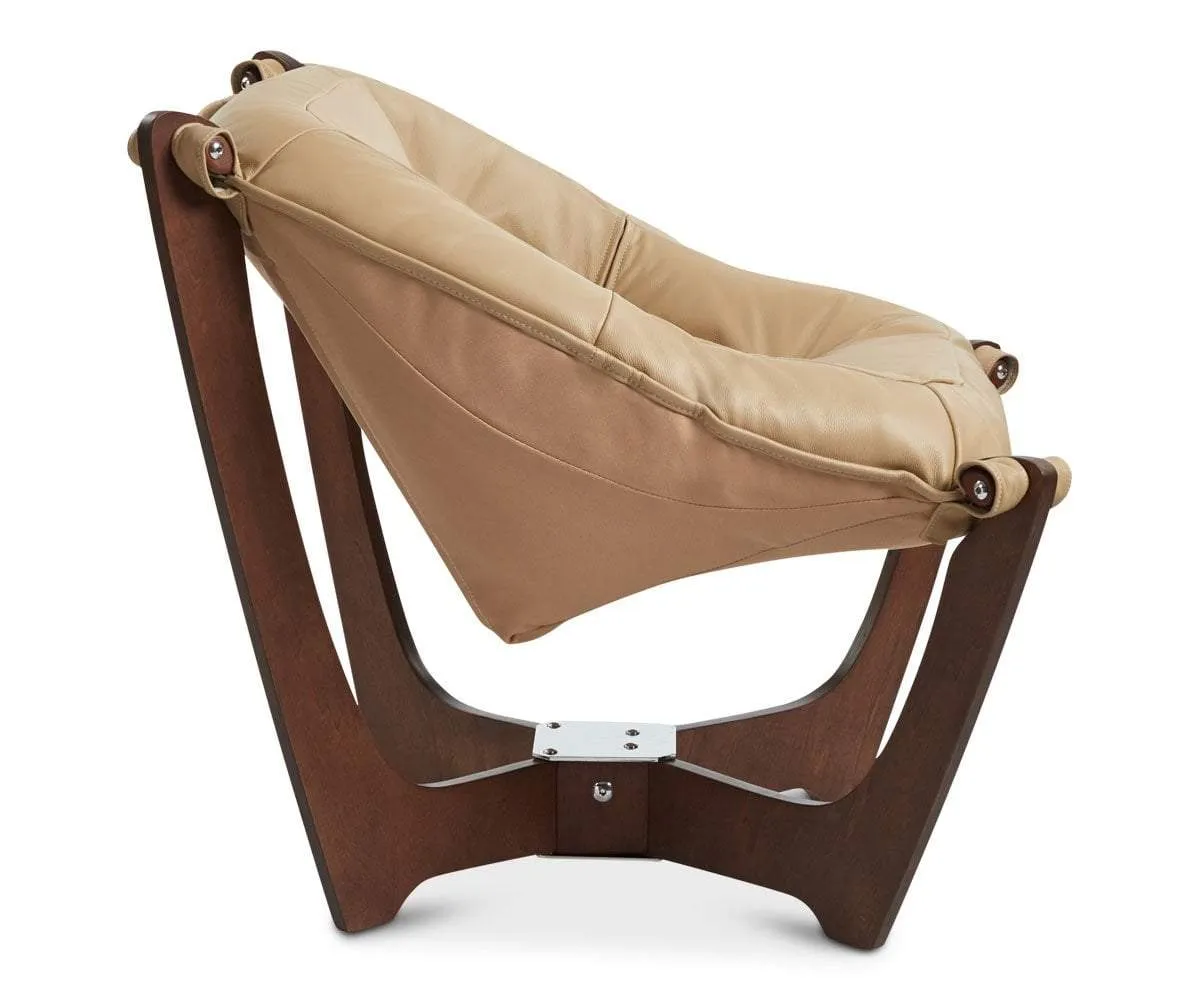 Luna Low Back Chair - Walnut Frame