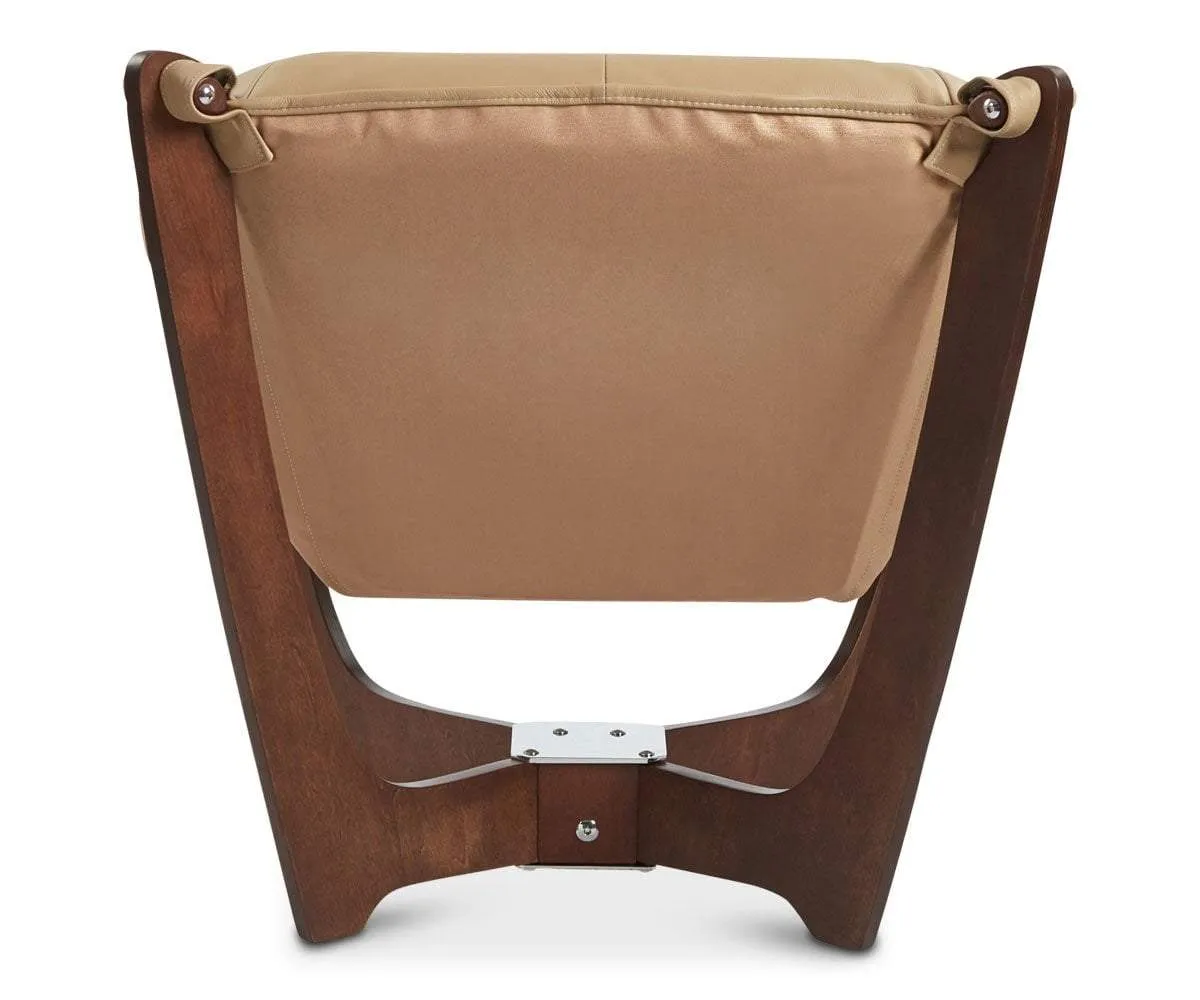 Luna Low Back Chair - Walnut Frame