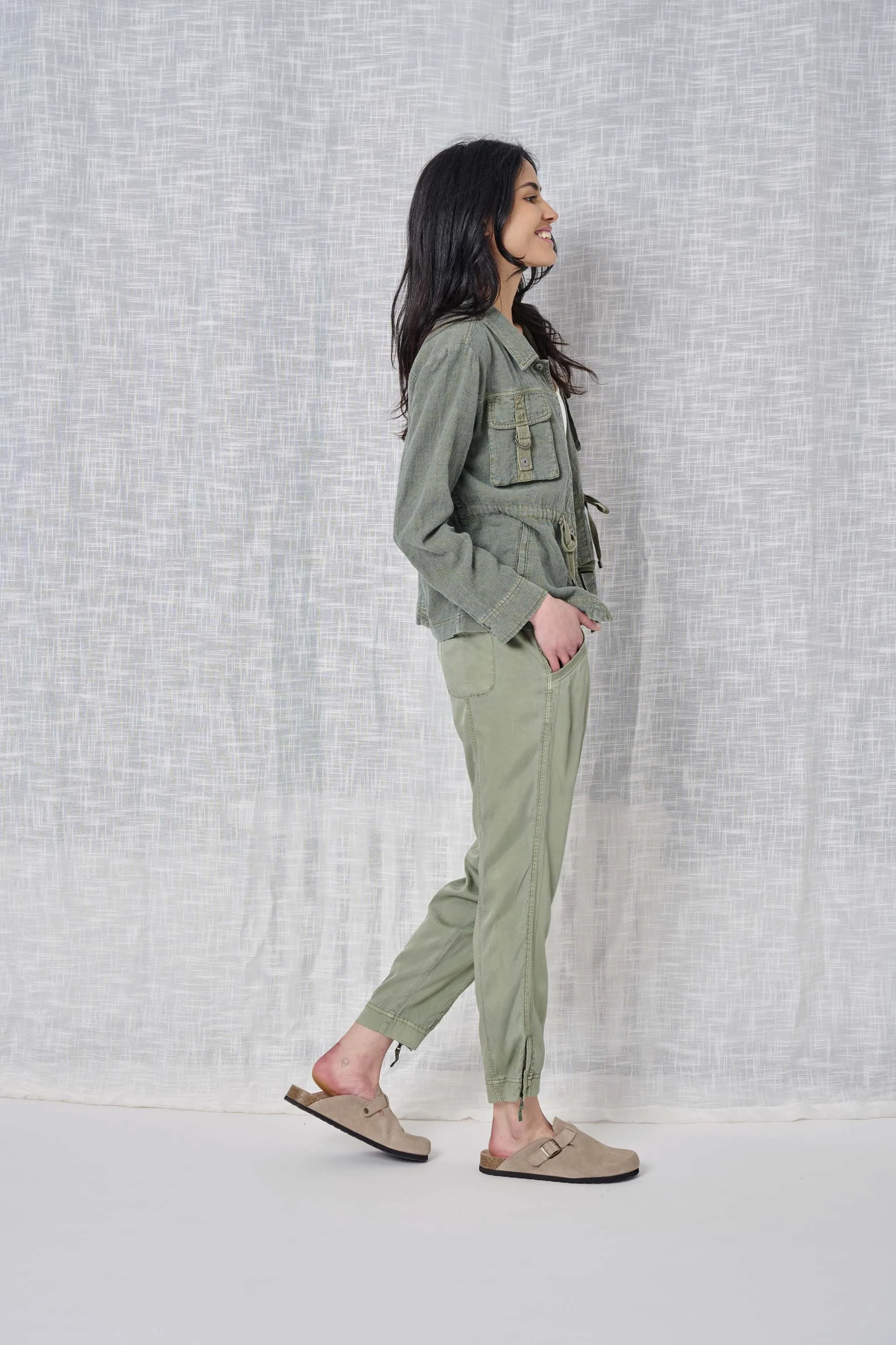 Maddy Stripe Linen Jacket