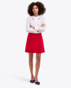 Mini Skirt in Ponte