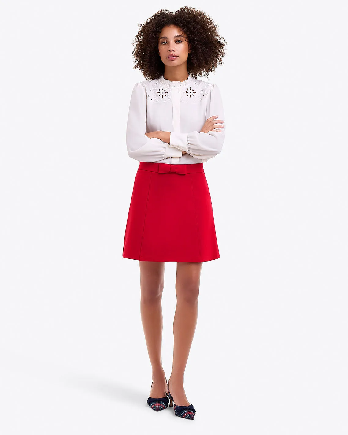 Mini Skirt in Ponte