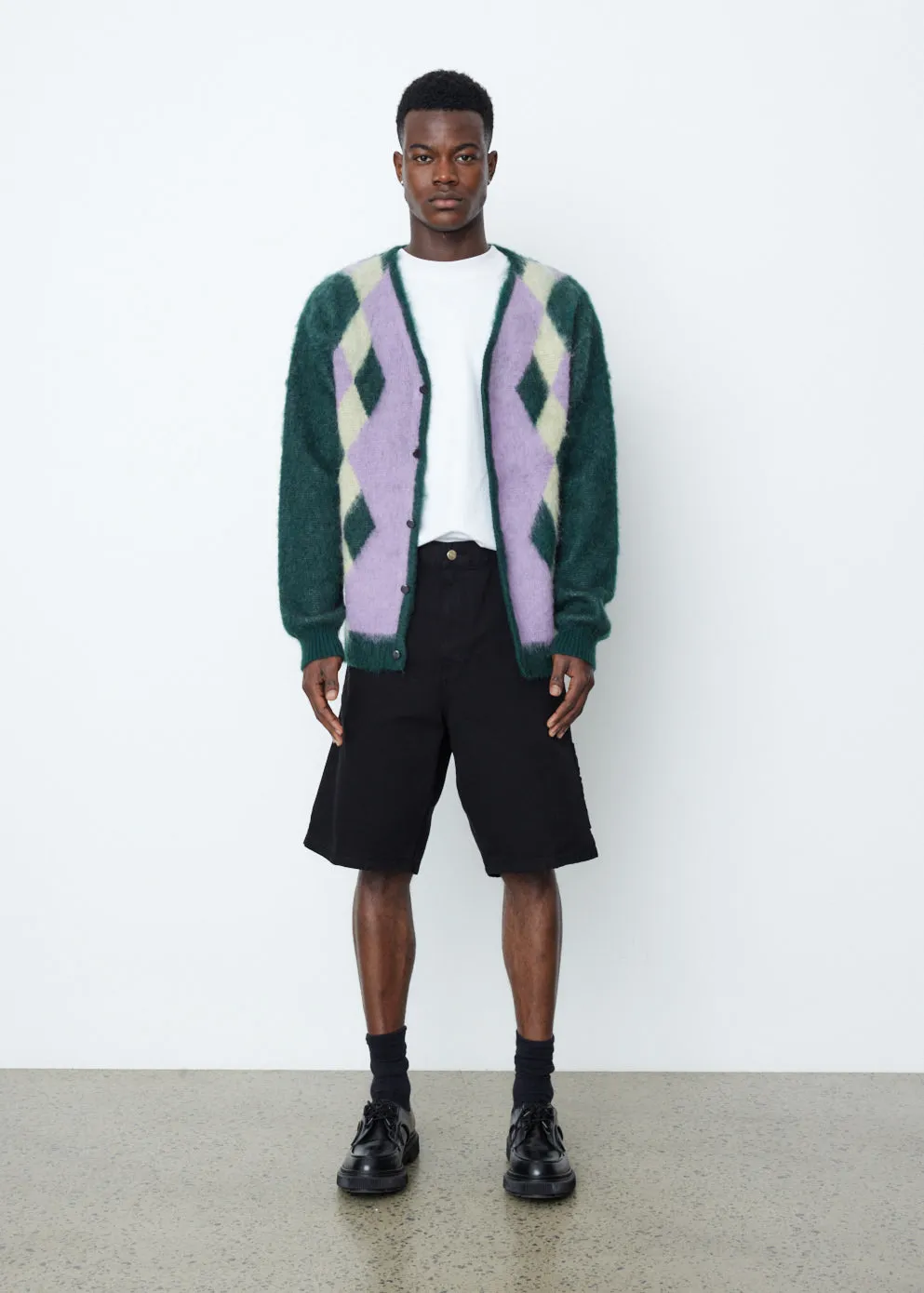 Mohair Cardigan - Diamond