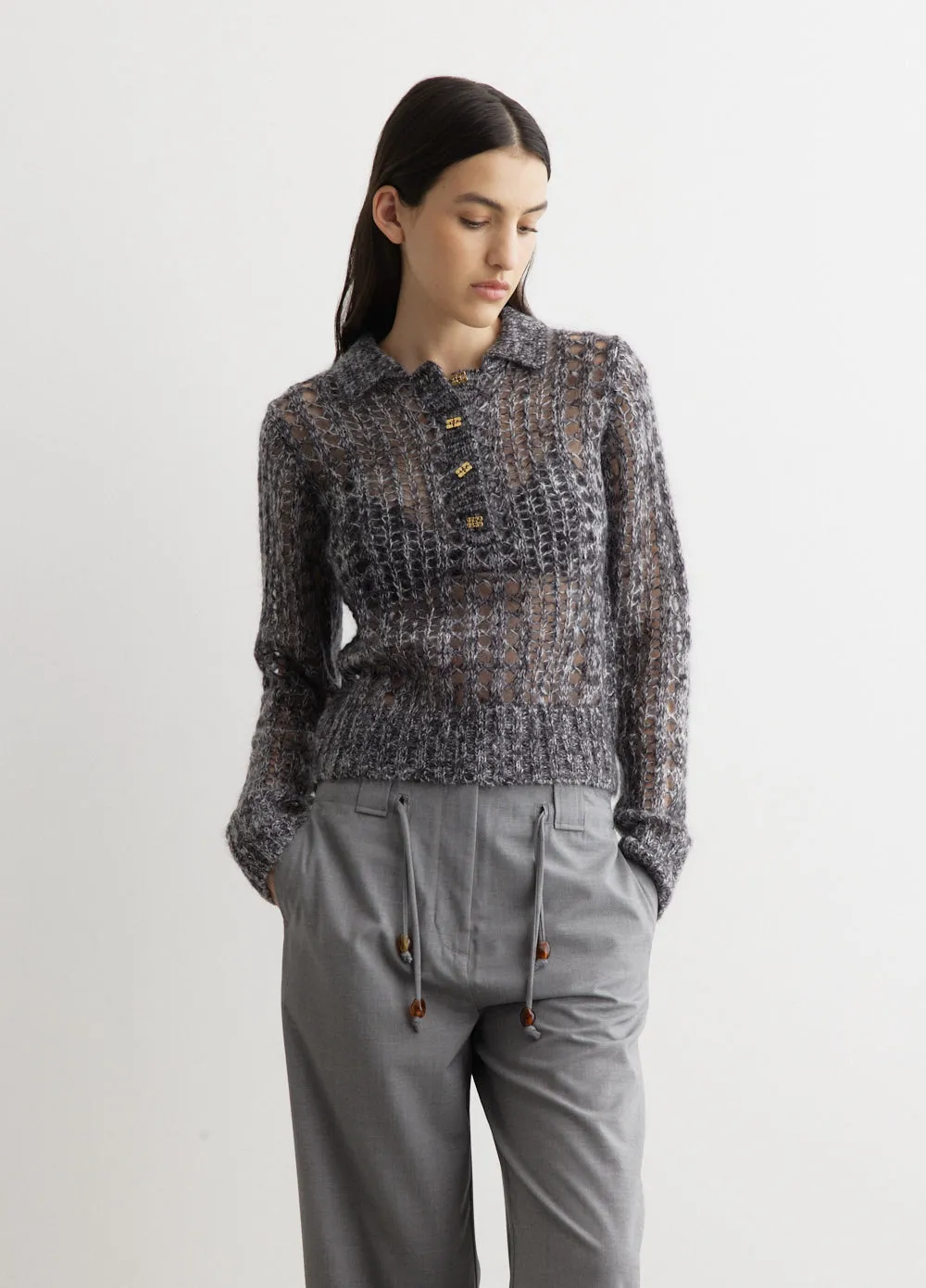 Mohair Lace Polo