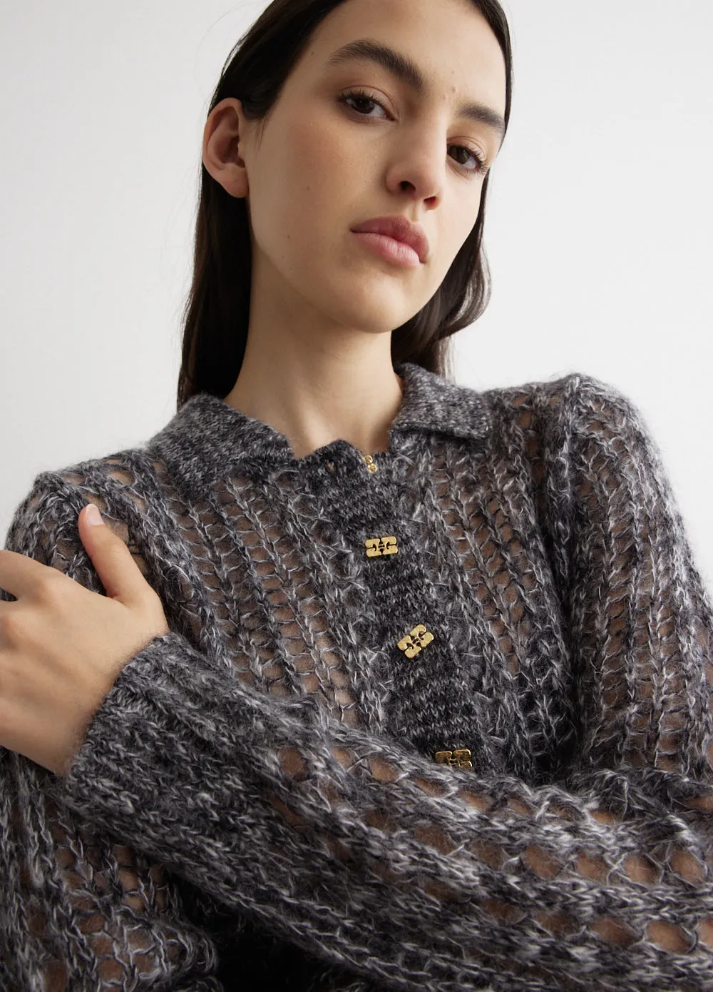 Mohair Lace Polo