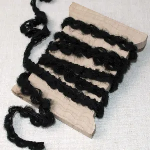 Mohair Warm & Fuzzy Trim in Black Cat