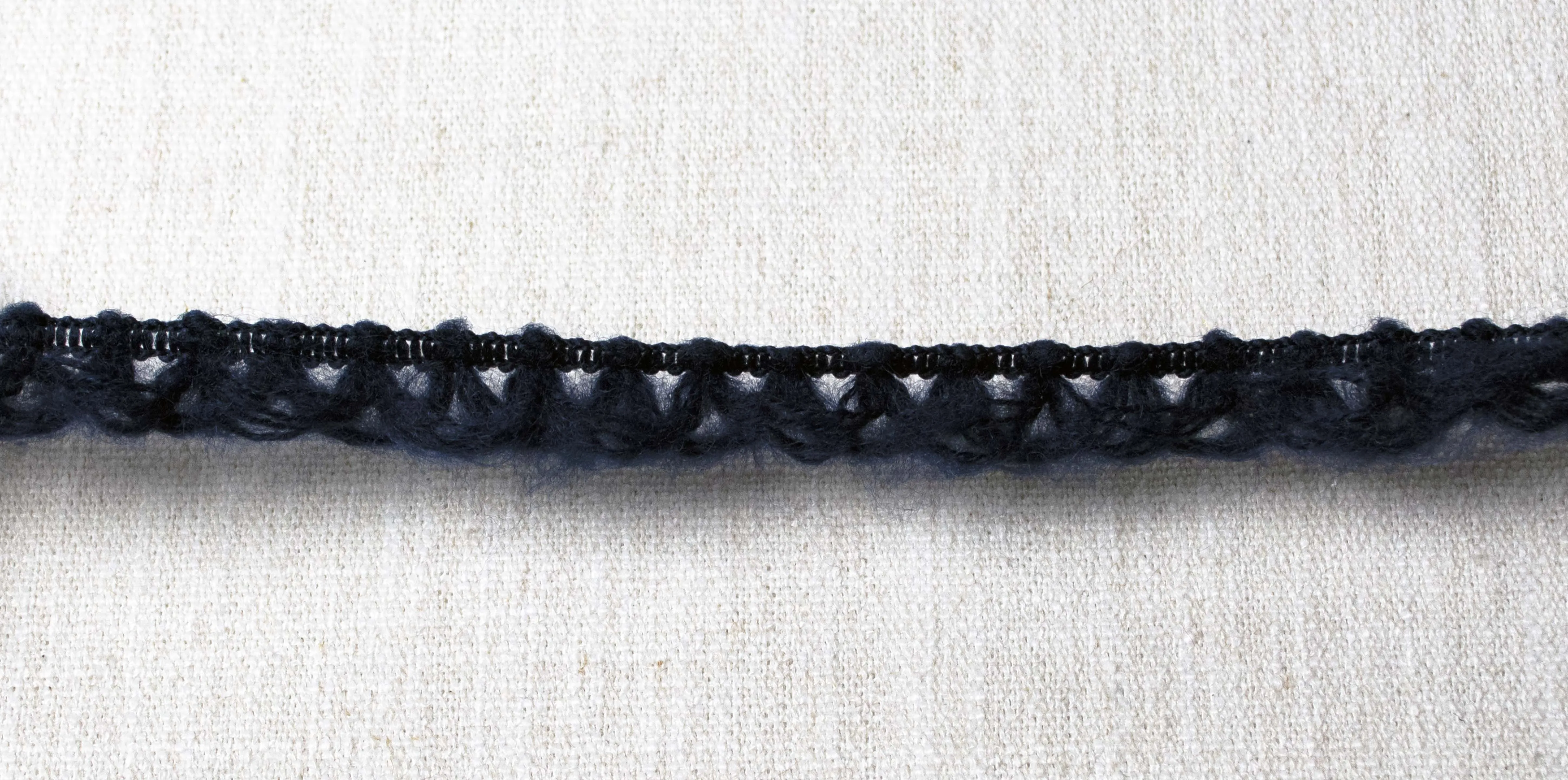 Mohair Warm & Fuzzy Trim in Indigo