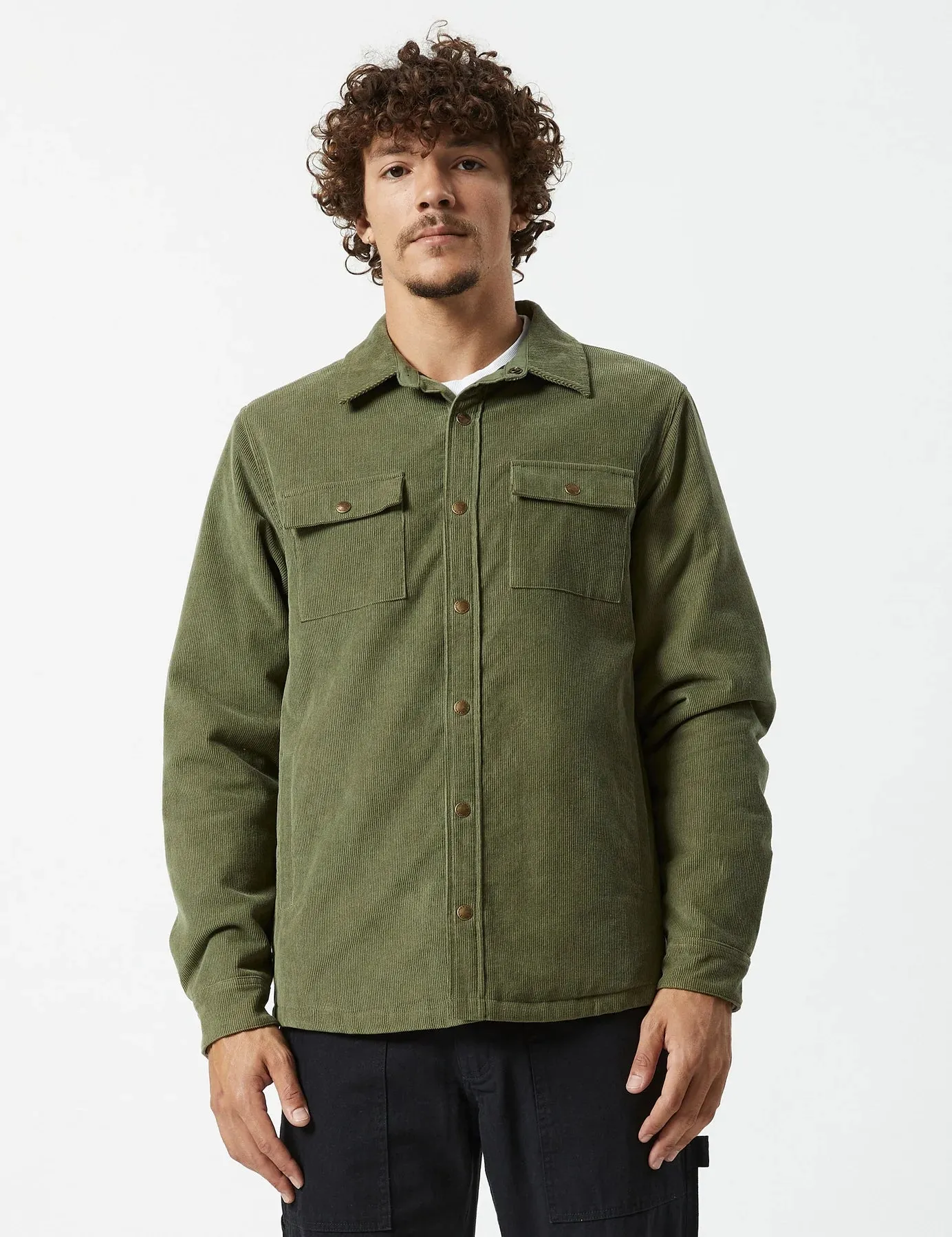 Mr Simple Quilted Cord Jacket