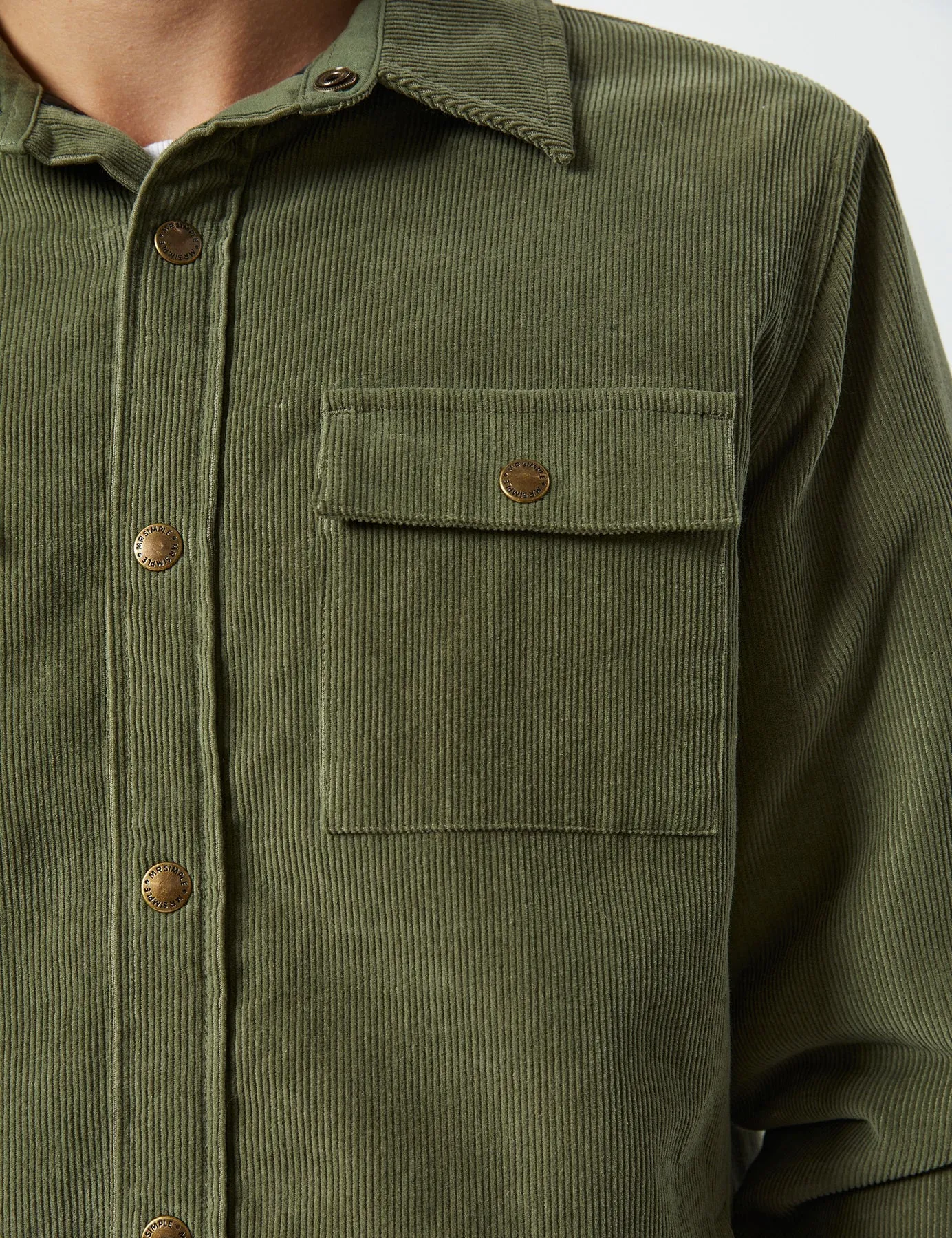 Mr Simple Quilted Cord Jacket