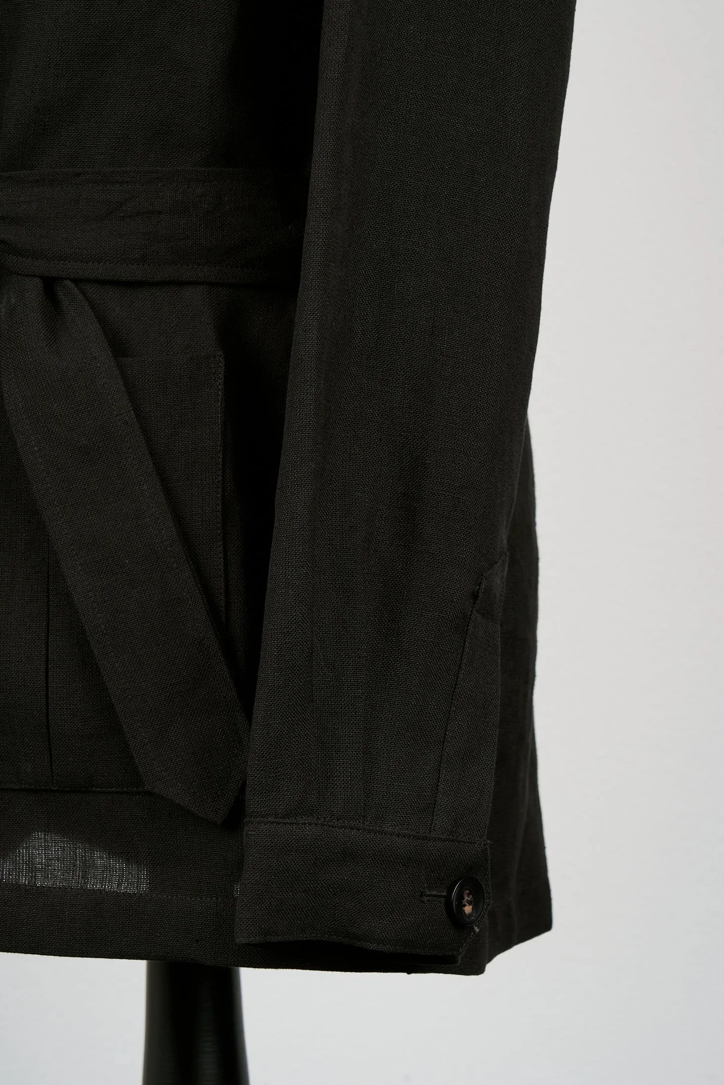 New Suitsupply Sahara Black Pure Linen Safari Jacket - Size 36R, 38R,42R, 44R, 48R
