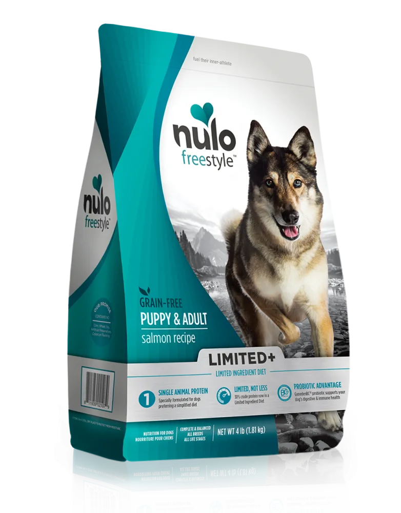 Nulo FreeStyle Limited  Grain Free Salmon Recipe Puppy & Adult Dry Dog Food