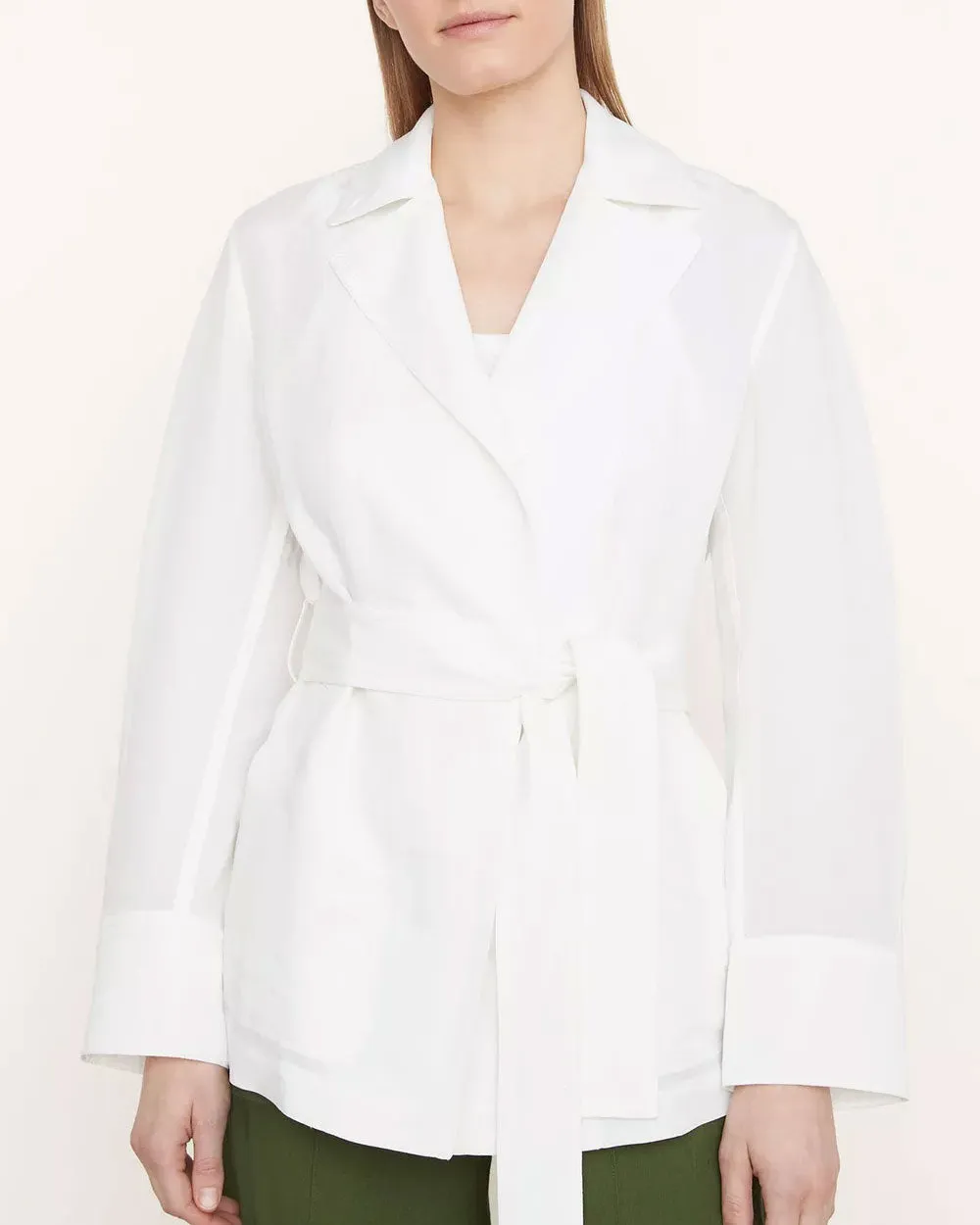 Optic White Safari Jacket