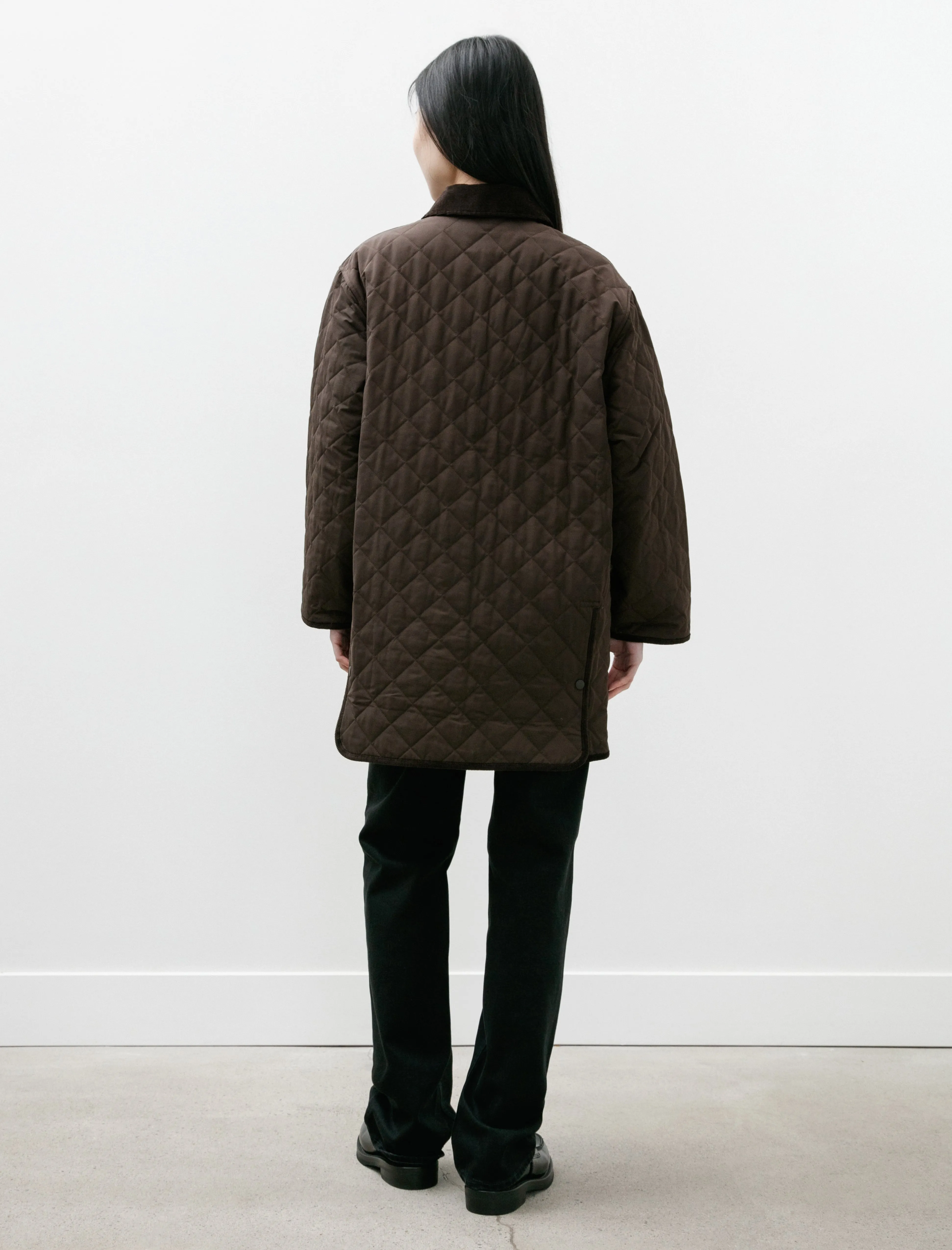 Quilted Barn Jacket Espresso