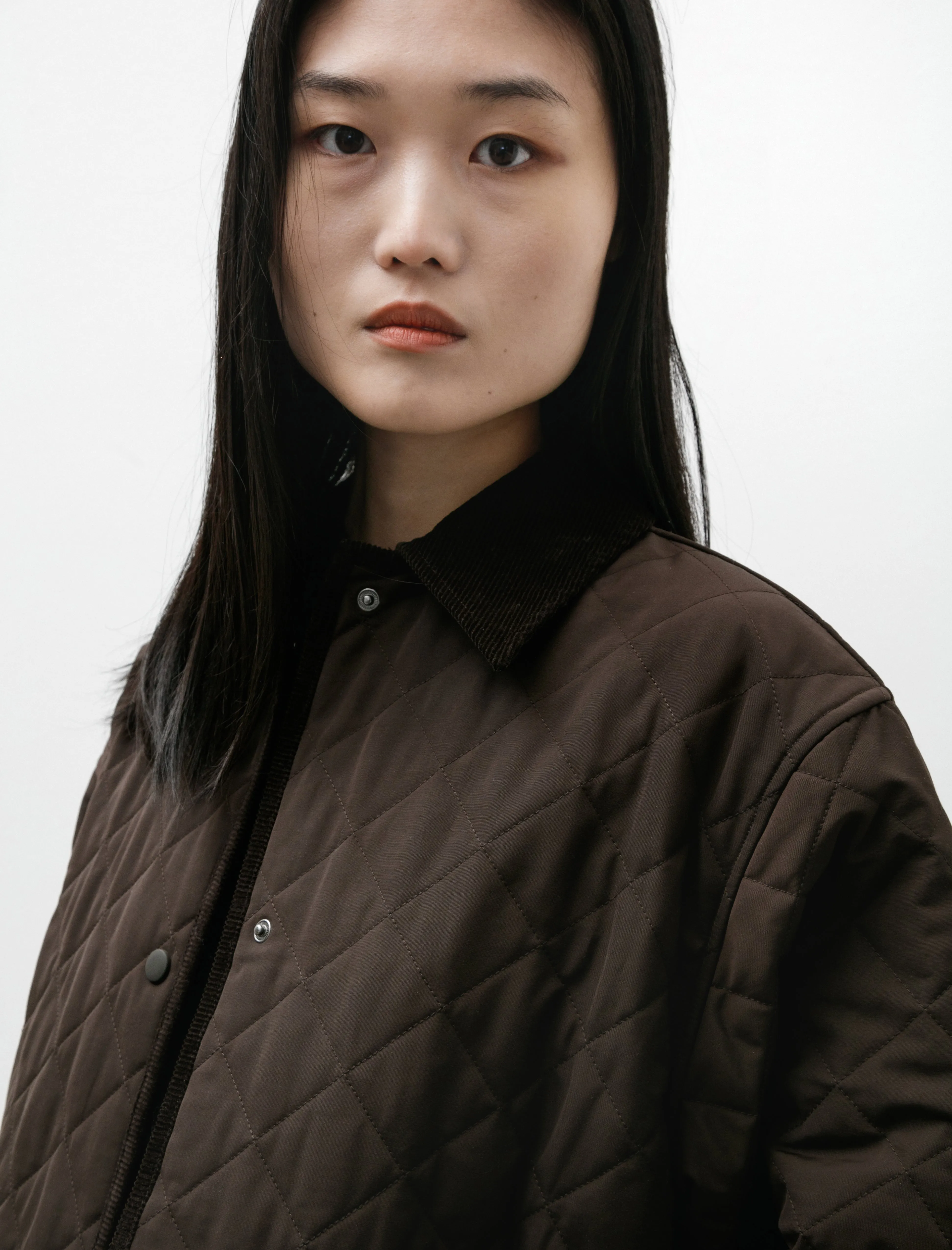 Quilted Barn Jacket Espresso