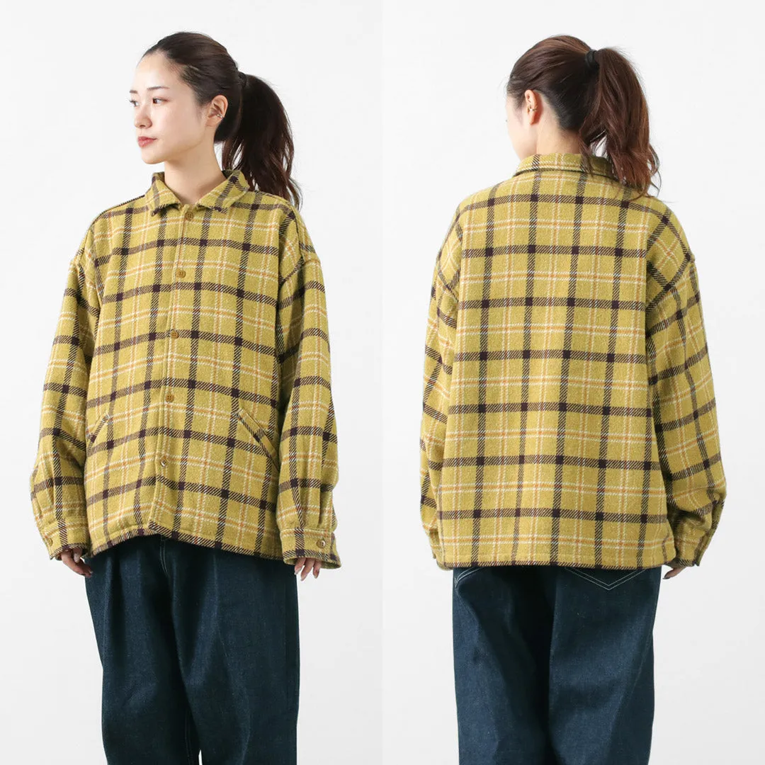 REMI RELIEF / Jazz Check Wide SHIRT CPO Shirt Jacket